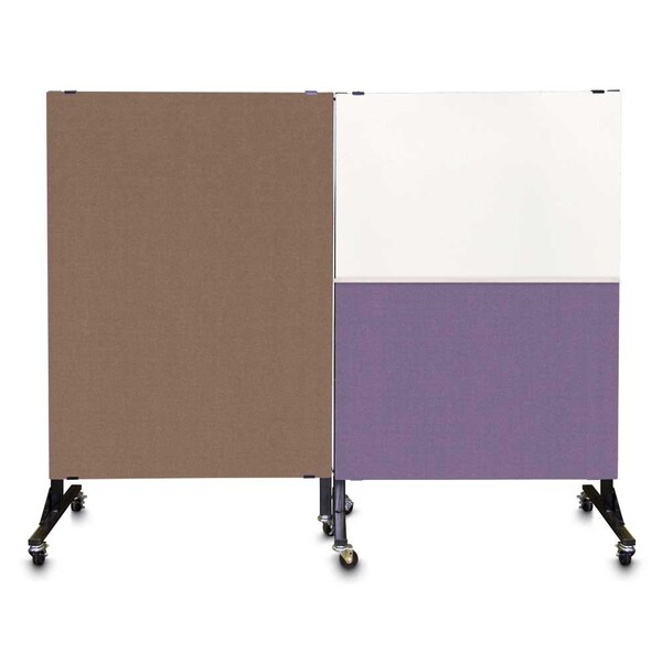 Sliding Door Indoor Enclosed Corkboard, 4